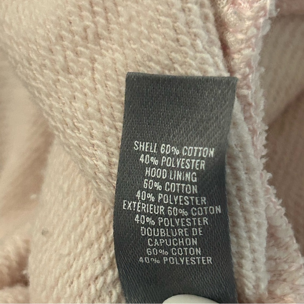 Aerie Oh Snap! Side Button Oversized Hoodie - Light Pink Blush SIZE MEDIUM - Picture 3 of 4
